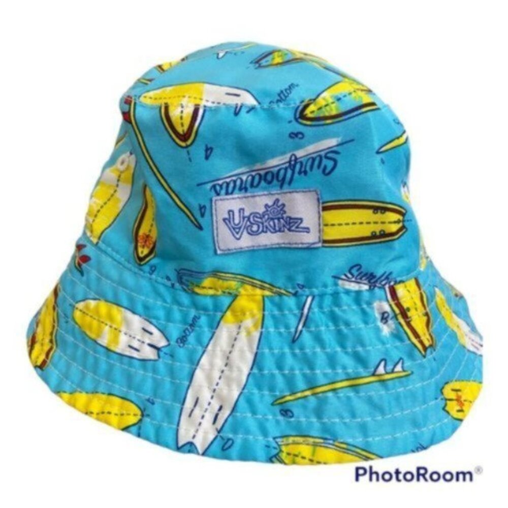 UV Skinz Baby Boy Bucket Sun Hat. Size 12/18